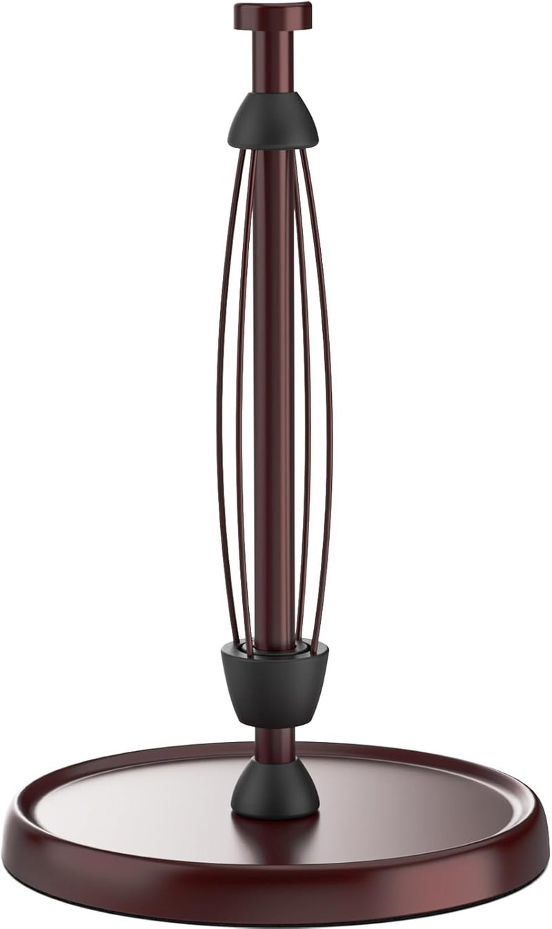 Swaitee Oil Rubbed Bronze Paper Towel Holder Countertop, Bronze Kitchen Accessories Decor, Stainless Steel, Paper Towel Roll Holder Stand with Ratchet Mechanism for Kitchen Bathroom Farmhouse Essentials - Image 1